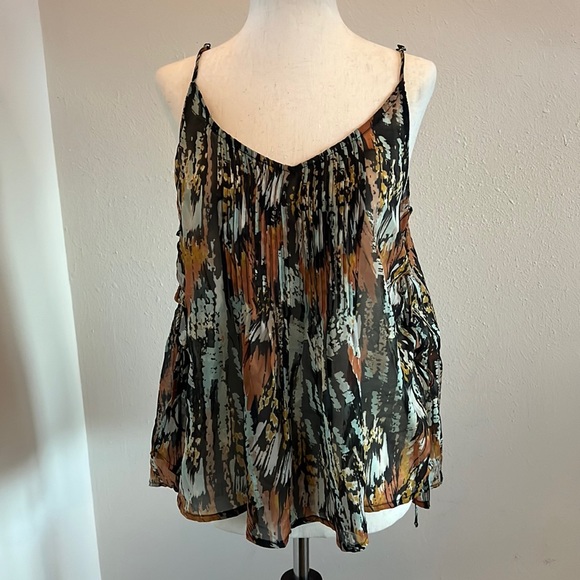 RVCA Flowy Sheer Beach Top - Picture 1 of 6